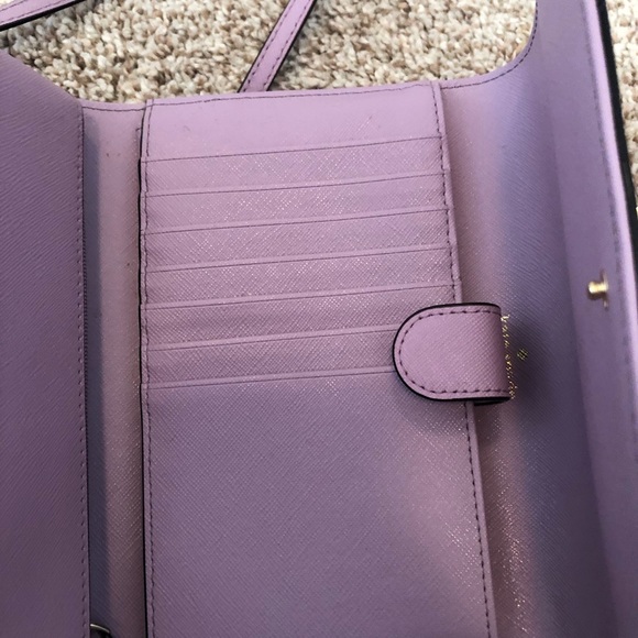 Kate Spade Lilac Kerri Small Flap Wallet Crossbody Purse - Picture 5 of 5